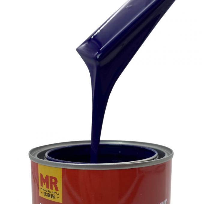 M120 1K Standard Bule Auto Veredelung Farben Feste Farbe Autofarbe Gute Haftung 2