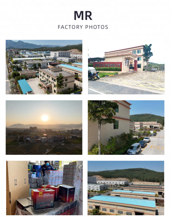 M120 1K Standard Bule Auto Veredelung Farben Feste Farbe Autofarbe Gute Haftung 7