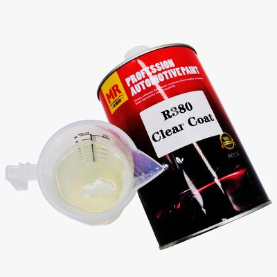 High Gloss Automotive Clear Coat And Hardener 2k Car Clear Coat No Shrinkage