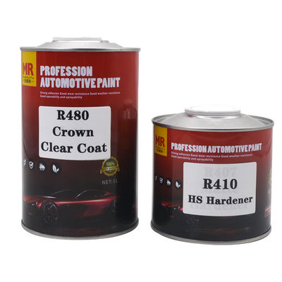 R480 2K Automotive Clear Coat R410 Good Fullness Resin Hardener Car Paint