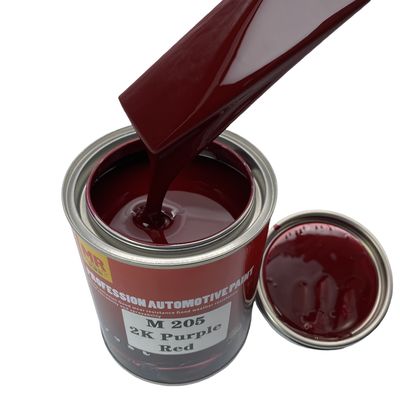 M205 Deep Purple Red Car Paint 2K Automotive Paint High Gloss Elegant Look