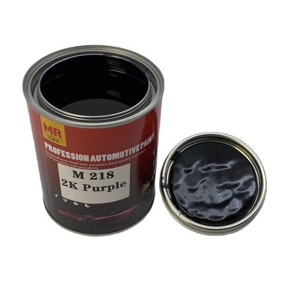 M218 Black Purple Auto Paint Products 2K Acrylic Car Paint High Coverage