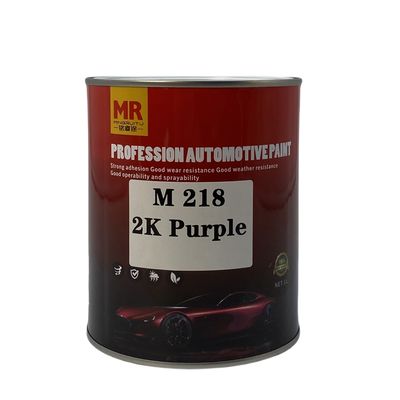 M218 Black Purple Auto Paint Products 2K Acrylic Car Paint High Coverage