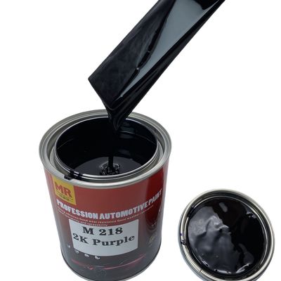 M218 Black Purple Auto Paint Products 2K Acrylic Car Paint High Coverage