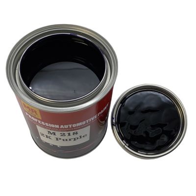 M218 Black Purple Auto Paint Products 2K Acrylic Car Paint High Coverage