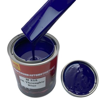 M215 Throughly Blue Auto Paint 2K Repair Car Paint Good Adhesion