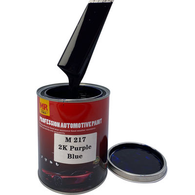 Premium M217 Purple Blue Car Paint 2K Automotive Refinish Coatings Long Lasting