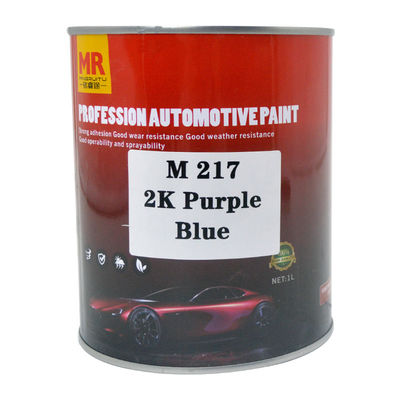 Premium M217 Purple Blue Car Paint 2K Automotive Refinish Coatings Long Lasting