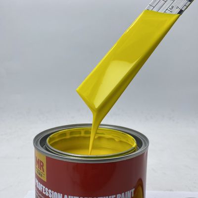 M209 Lemon Yellow 2 Pack Automotive Paint 2k Colour Paint For Car High Transparency