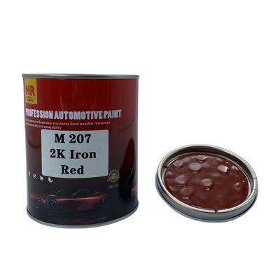 Customized M207 Iron Red 2K Car Paint Restoration Car Paint Strong Adhesion Free Samples