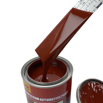 Customized M207 Iron Red 2K Car Paint Restoration Car Paint Strong Adhesion Free Samples
