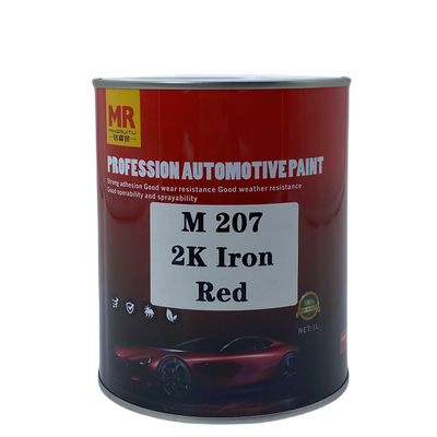 Customized M207 Iron Red 2K Car Paint Restoration Car Paint Strong Adhesion Free Samples