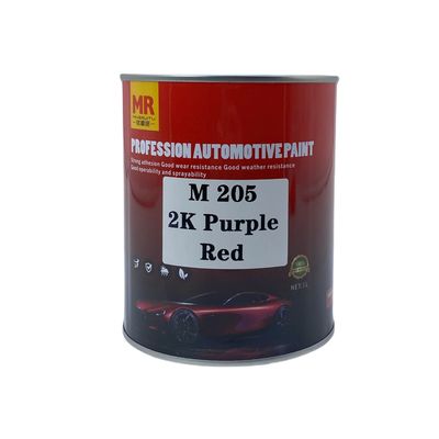 M205 Purple Red 2K Car Paint Products  2K Auto Spray Paint 1L/4L/20L Package