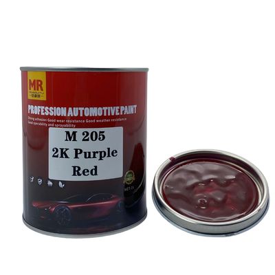 M205 Purple Red 2K Car Paint Products  2K Auto Spray Paint 1L/4L/20L Package