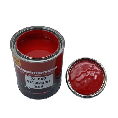 M203 Bright Red Automotive Paint Automotive 2K Paint Weather Resistance