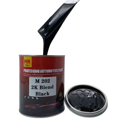 M202 Acrylic 2K Auto Paint 2K Black Car Paint Customizable High Performance