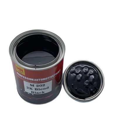 M202 Acrylic 2K Auto Paint 2K Black Car Paint Customizable High Performance