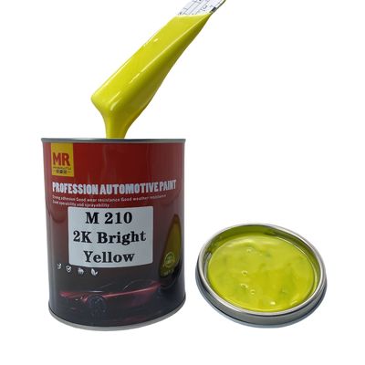 M210 Bright Yellow Automotive Paint 2K Acrylic Paint Weather Resistant