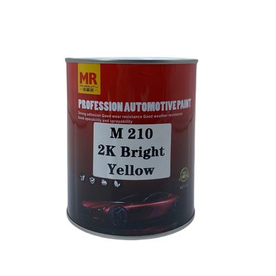 M210 Bright Yellow Automotive Paint 2K Acrylic Paint Weather Resistant