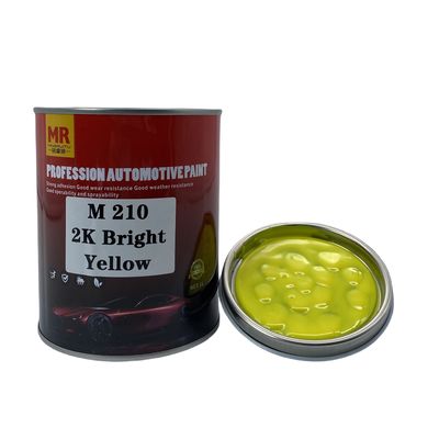 M210 Bright Yellow Automotive Paint 2K Acrylic Paint Weather Resistant