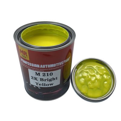 M210 Bright Yellow Automotive Paint 2K Acrylic Paint Weather Resistant