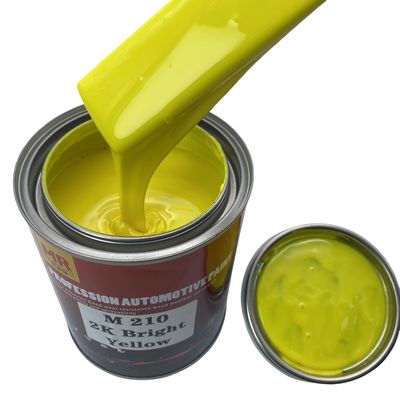 M210 Bright Yellow Automotive Paint 2K Acrylic Paint Weather Resistant