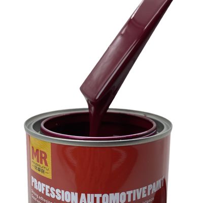 M206 Rose Red Car Paint Liquid Coating Two Pack Paint For Cars Vibrant Color