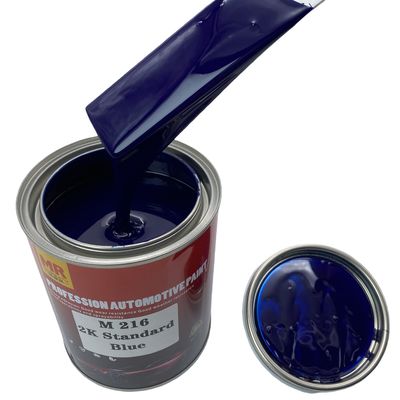 M216 2K Car Paint Acrylic Resin Dark Blue Auto Paint High Coverage