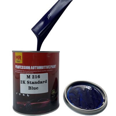 M216 2K Car Paint Acrylic Resin Dark Blue Auto Paint High Coverage