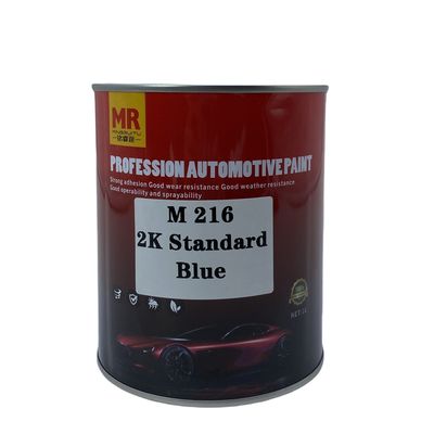 M216 2K Car Paint Acrylic Resin Dark Blue Auto Paint High Coverage