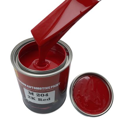 M204 2K Red Car Paint Repair Auto Color Paint 1L / 4L / 20L Package