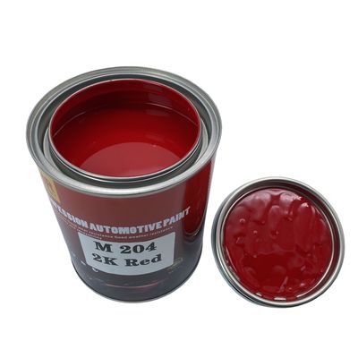 M204 2K Red Car Paint Repair Auto Color Paint 1L / 4L / 20L Package