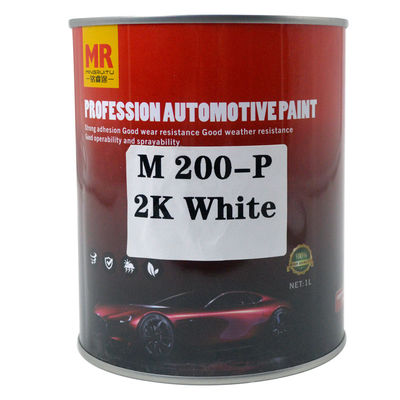 M200p 2K White Car Paint 2K Automotive Spray Paint Yellowing Resistance