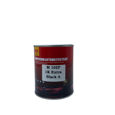 M102P 1K Extra Black Metallic Car Paint Auto Car Paint Strong Weather Resistance