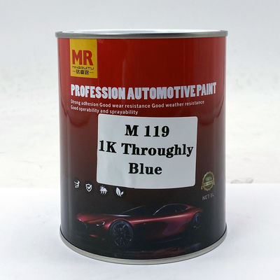 M119 Throughly Blue 1K Acrylic Car Paint Auto Refinish Paint Smooth Finish