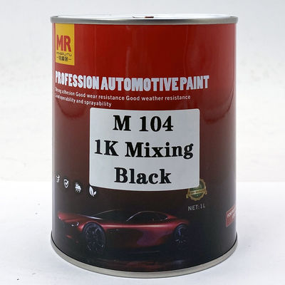 M104 Mixing Black 1K Acrylic Paint Automobile Car Paint Strong Coverage