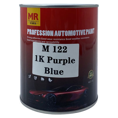 M122 Purple Blue Auto Paint 1K Automotive Paint High Coverage
