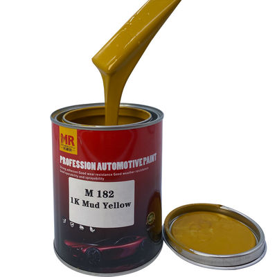 M182 Mud Yellow 1K Car Spray Paint Auto Body Paint Customization