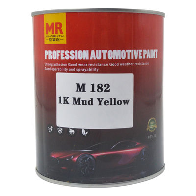 M182 Mud Yellow 1K Car Spray Paint Auto Body Paint Customization