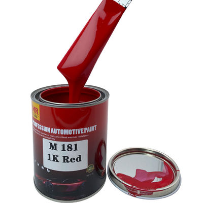 M181 1K Red Acrylic Lacquer Automotive Paint Car Touch Up Paint Chemical Resistance