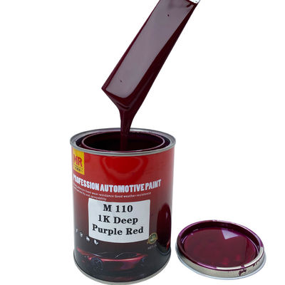 M110 Deep Purple Red 1K Car Paint Liquid Coating Automotive Refinish Paint