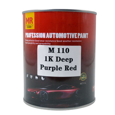 M110 Deep Purple Red 1K Car Paint Liquid Coating Automotive Refinish Paint