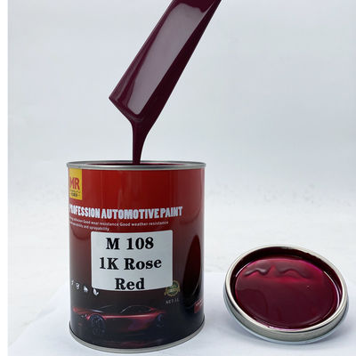 M108 Rose Red 1K Refinish Car Paint Protection Car Body Coating Good Adhesion