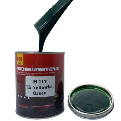 M117 Yellowish Green 1K Car Paint Automotive Car Paint Eco Friendly