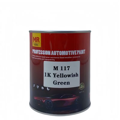 M117 Yellowish Green 1K Car Paint Automotive Car Paint Eco Friendly