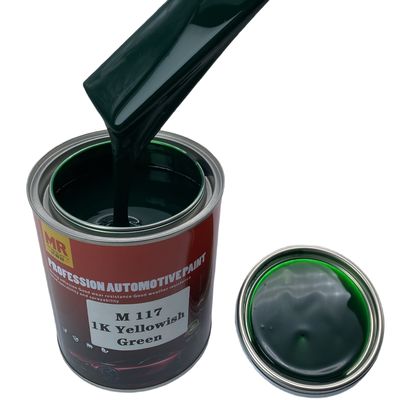 M117 Yellowish Green 1K Car Paint Automotive Car Paint Eco Friendly