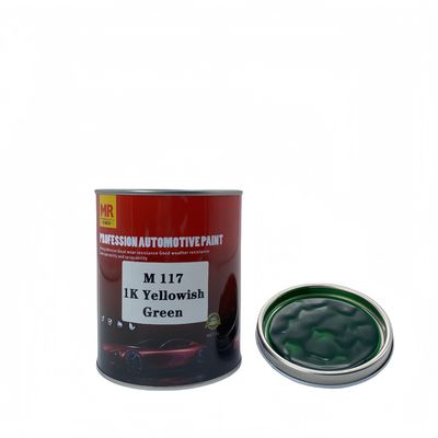 M117 Yellowish Green 1K Car Paint Automotive Car Paint Eco Friendly