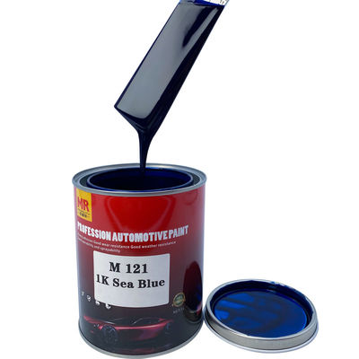 M121 1K Sea Blue Car Paint Aquamarine Auto Paint High Hardness Metallic