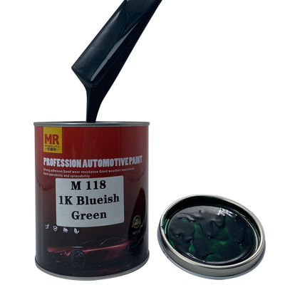M118 1K Blueish Green Automotive Refinish Paint Acrylic Resin Restoration Car Paint