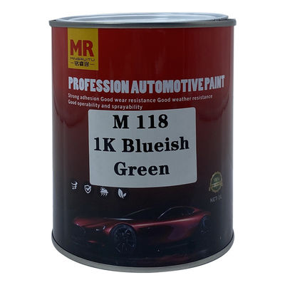M118 1K Blueish Green Automotive Refinish Paint Acrylic Resin Restoration Car Paint